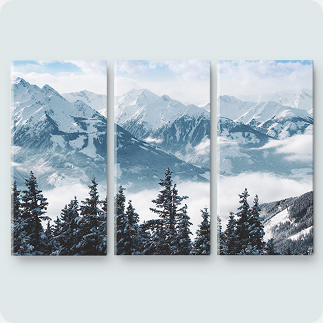 MEHRTEILIGE LEINWAND